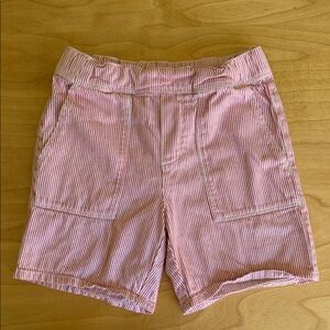 Jacadi Red and White Stripe Shorts